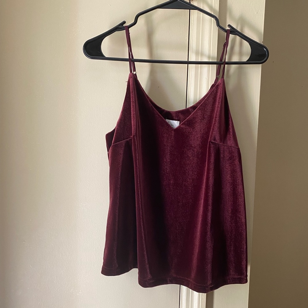 Velvet top